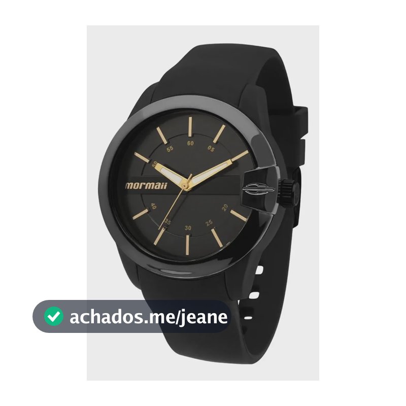 Relógio Mormaii Mopc21jah/8p Mopc21jah8p Mopc21jah Preto Preto