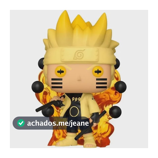 Figura de Ação Funko Pop! Naruto Six Path Sage #932 para Coleção Anime