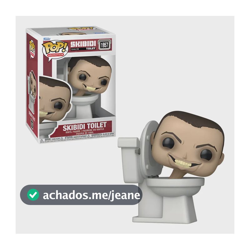 Boneco Funko Pop! Skibidi Toilet - Skibidi Toilet