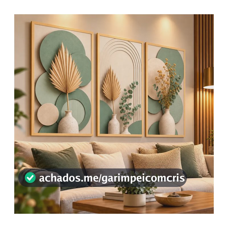 Quadro Decorativo Plantas Botânico Folhagem Ramos Carvalho Madeira