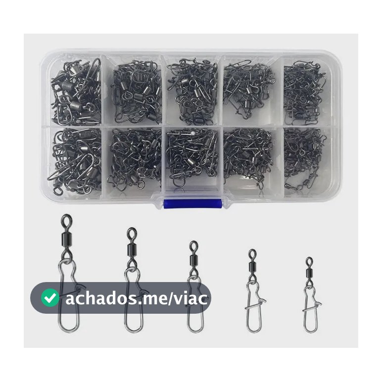 Kit C/210 Snap Destorcedor Com Girador Engate Rápido + Caixa