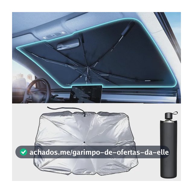 Quebra Sol Para Brisa Carro Protetor Solar Quebra Sol Eletro