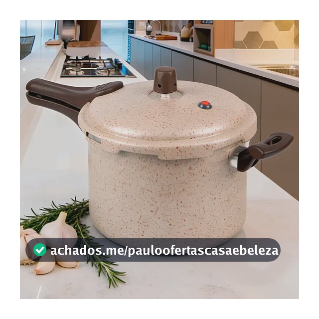 Panela De Pressão Fast Antiaderente 4,5l Baunilha Nacional