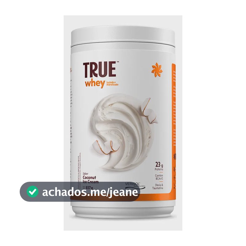 True Whey Protein True Source 837g Sabor Coconut Ice Cream