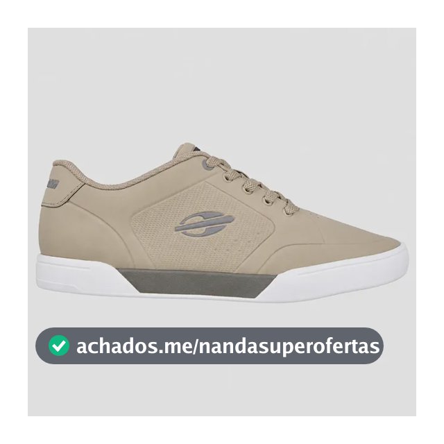 Tênis Masculino Urban Scape Mormaii Confortável Original Marrom/cinza/branco Lisa 41
