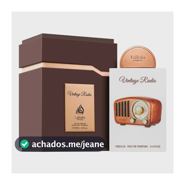 Perfume Vintage Radio Edp Lattafa Pride 100ml