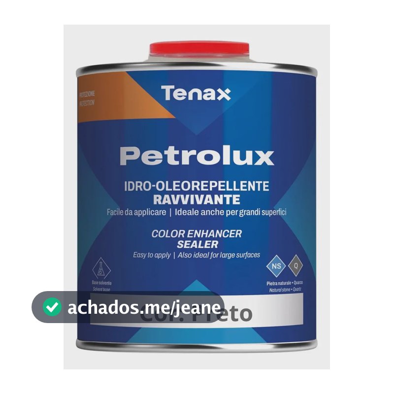 Petrolux Preto Intensifica A Cor Granito Marmore 1l - Tenax