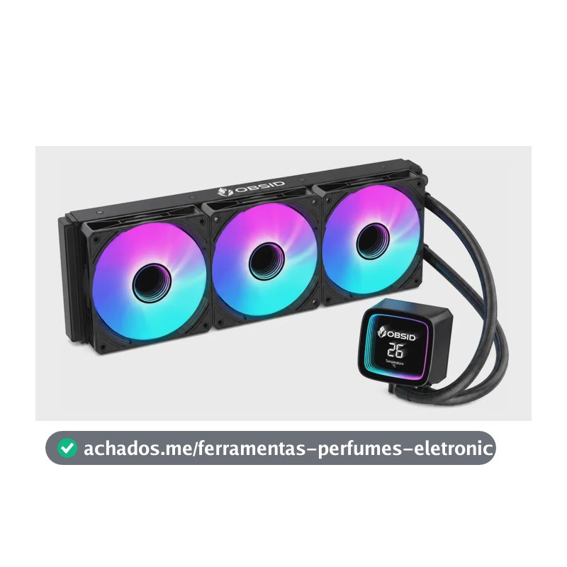 Water Cooler Obsid Pro 360 Digital Argb Amd E Intel Preto