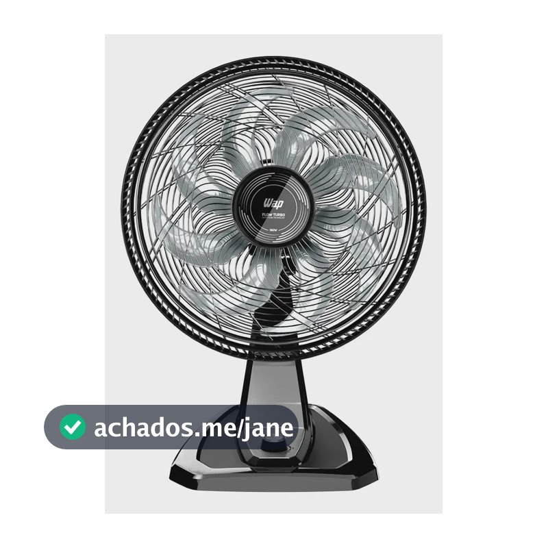 Ventilador Parede Mesa 8 Pás 180W WAP FLOW TURBO WV01PR