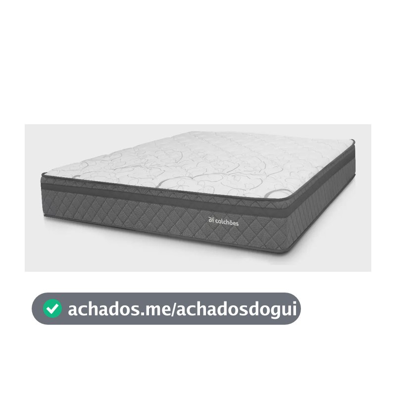 Colchão King Ortopédico Espuma D45 193x203x24cm BF Colchões