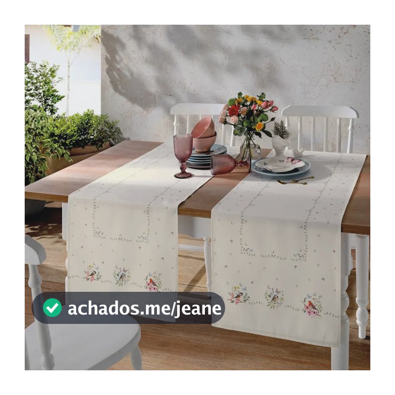 Trilho De Mesa 0.45x1.60 Dohler Jardim Impermeável