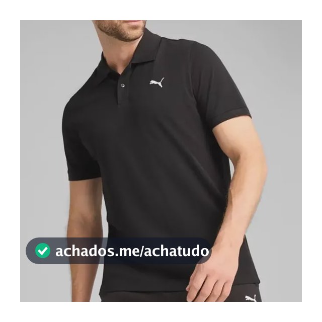 Polo Puma Ess Small Logo Preto