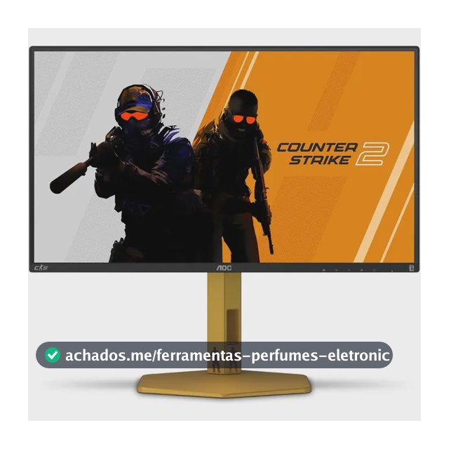 Monitor Gamer Aoc Counter-strike 24.5  310hz 0,3m - Cs25g/78 Preto/dourado 127/220v