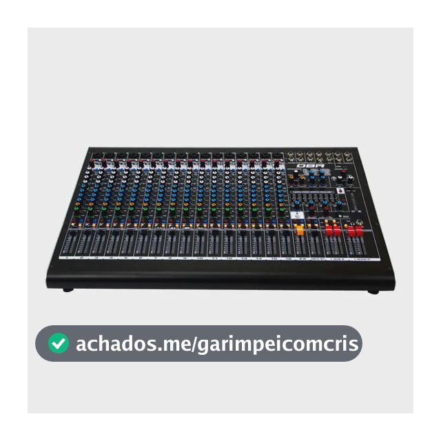 Mesa De Som Dbr Dm16 Usb 16 Canais Bluetooth