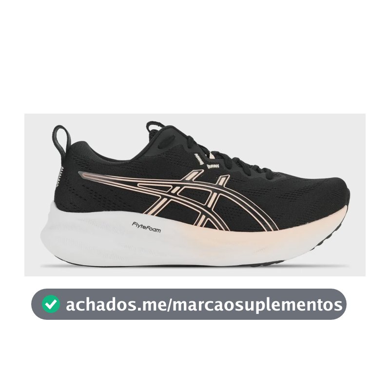 Tênis Feminino Gel-pulse 16 Asics Preto Liso 37 Br