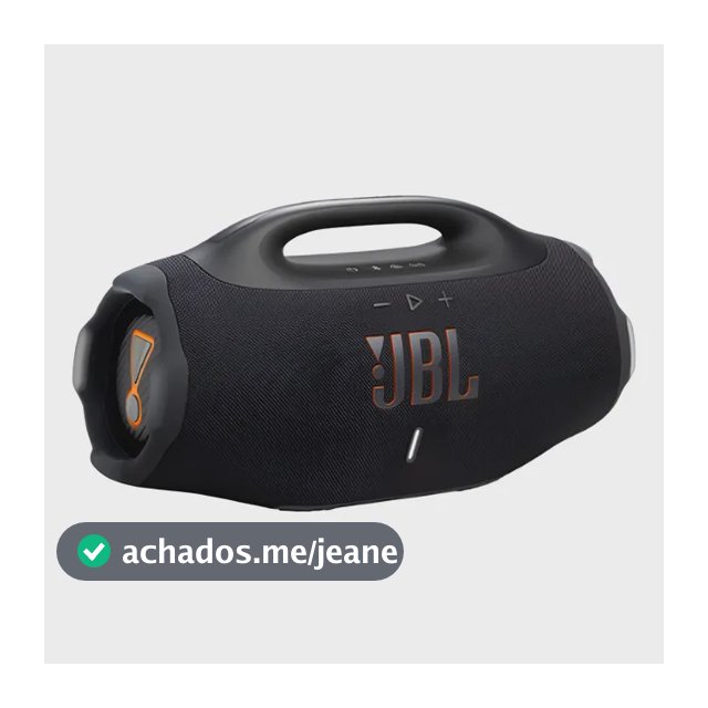 Jbl Boombox 4 Caixa De Som Bluetooth 210w Conecta Com Alexa Preto 127/220v