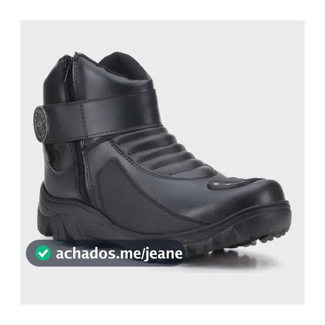Bota Coturno Militar Motociclista Ziper Lateral Crshoes 8018