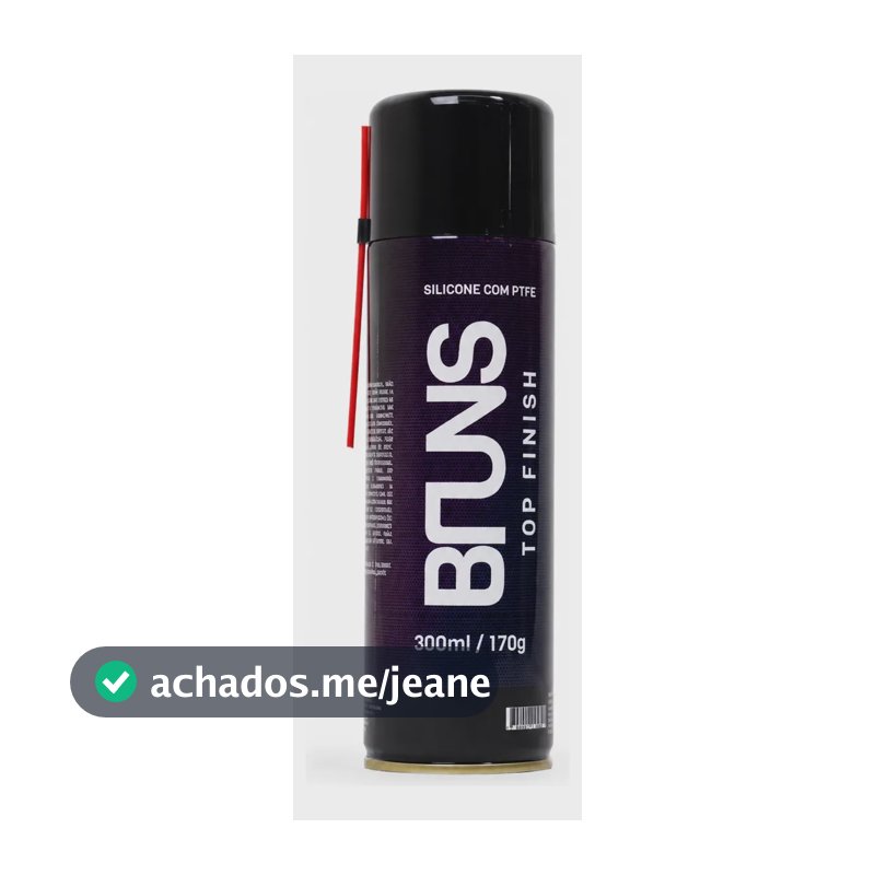 Top Finish Bruns Silicone Bicicleta Com Ptfe 300 Ml