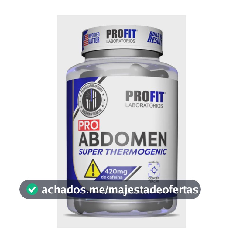 Termogênico Pro Abdomen 420mg 60 Cápsulas Profit Sem Sabor