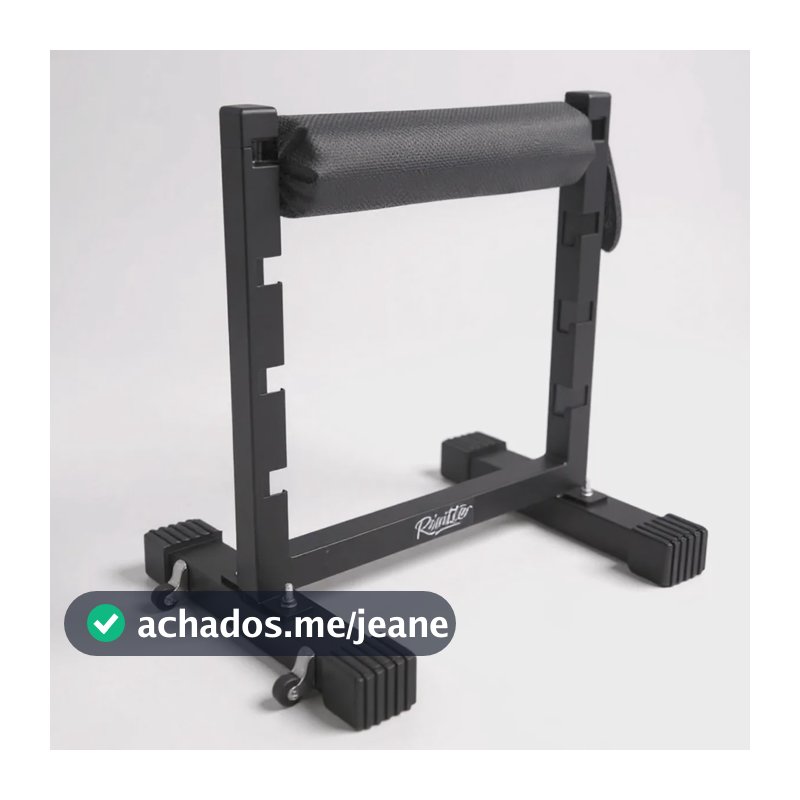 Suporte Búlgaro Runtter 4 Níveis Preto
