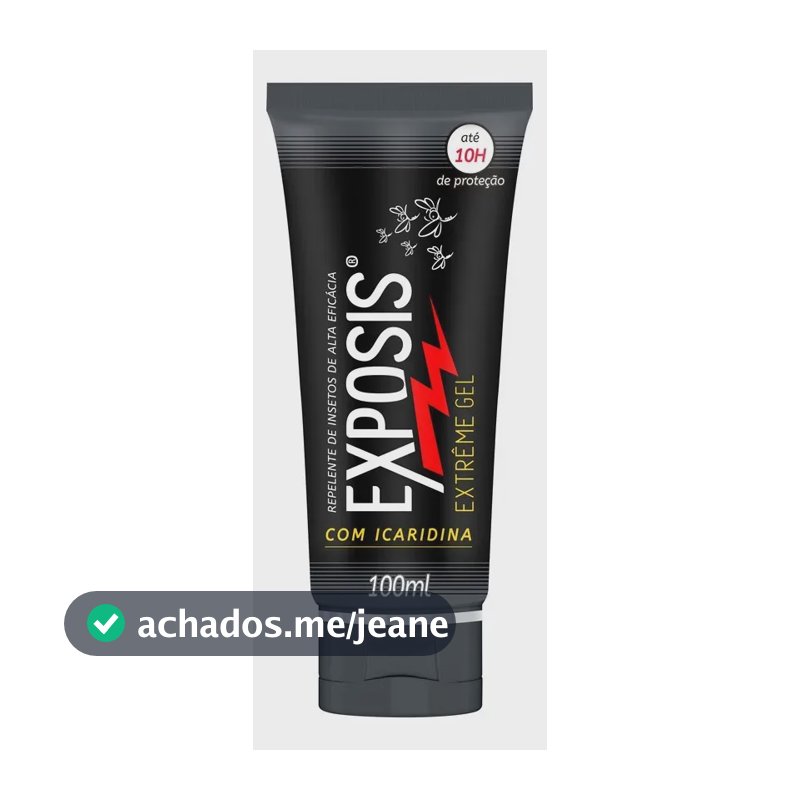 Repelente Exposis Extreme Gel com Icaridina 100ml
