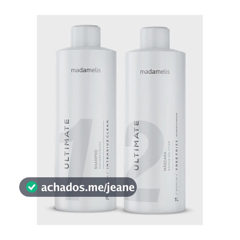 Escova Progressiva Kit Ultimate 2x1l Madamelis