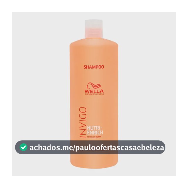 Shampoo Invigo Nutri Enrich Wella 1L