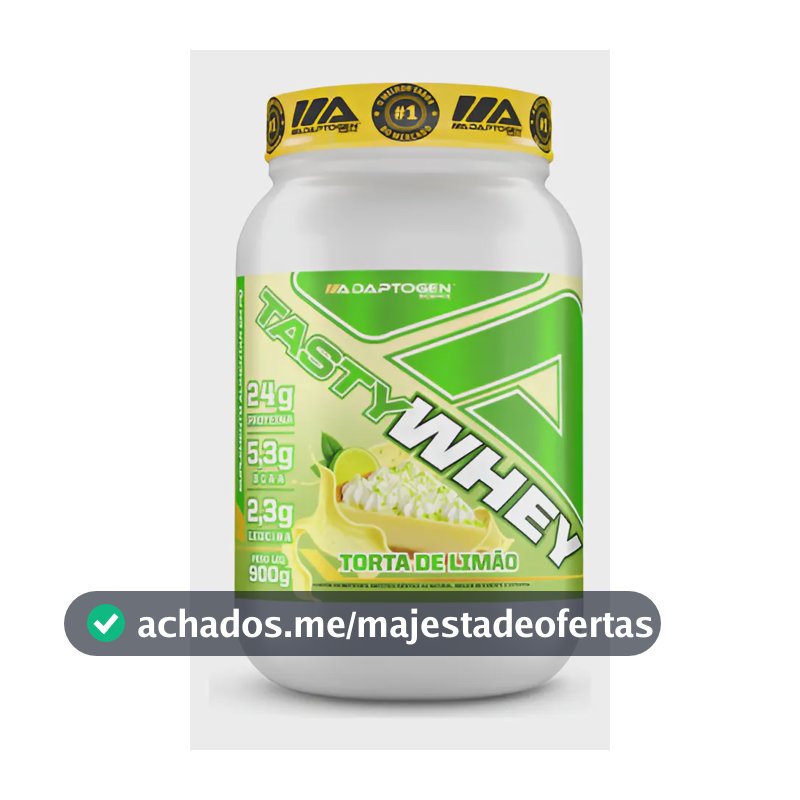 Whey Protein Adaptogen Tasty de Torta de Limão 900g