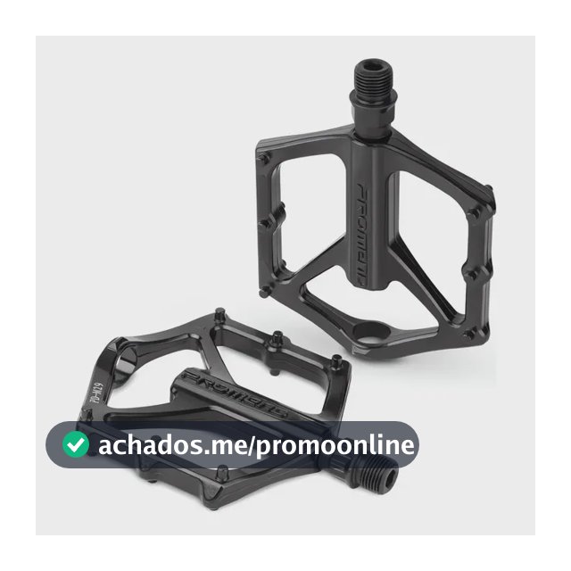 Pedal Plataforma Alumínio Rosca Grossa 9/16 Promend MTB BMX Bike Pd-m29 Rolamento DU (Bucha)