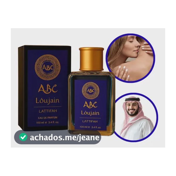 Perfume Árabe Barato Loujain Abc Masculino 100ml - Envio24h