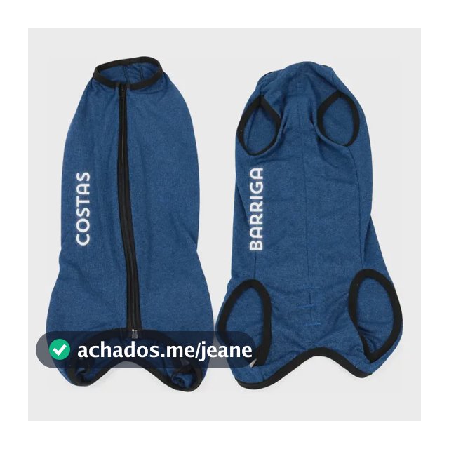 Roupa Protetora Pós Cirúrgica Pet Macho Femea Tam. 00 Ao 10