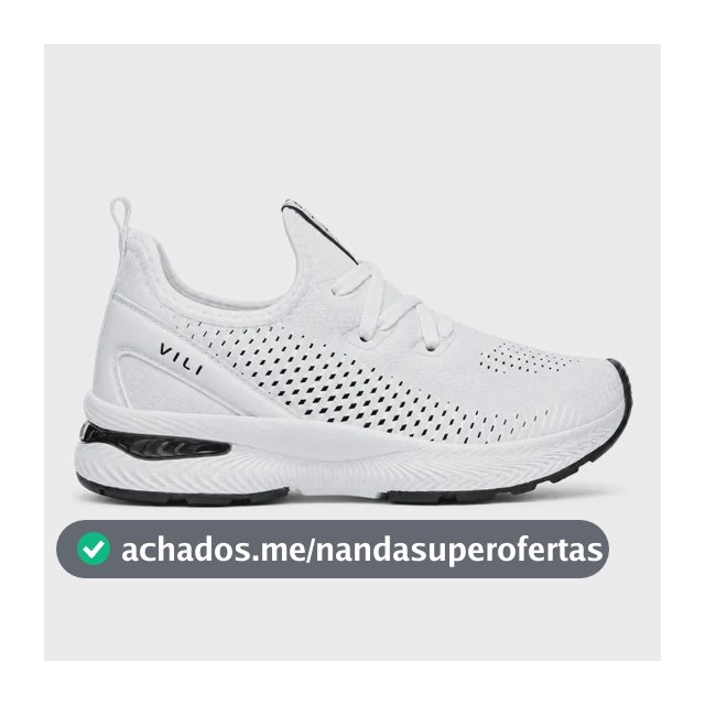 Tênis Branco Feminino Vili Para Caminhada Academia Treino