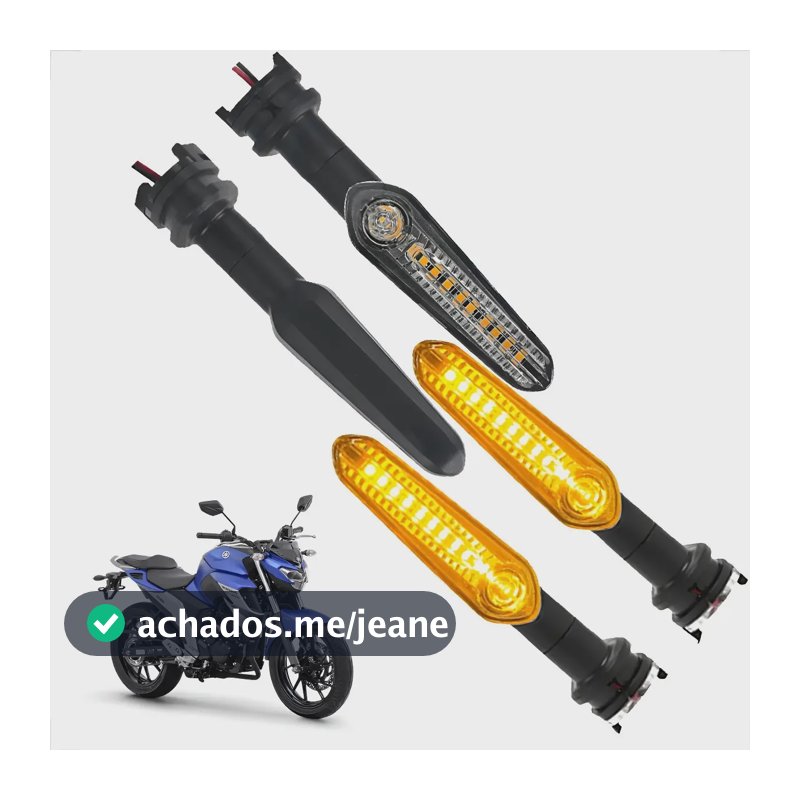 Kit 4 Piscas Seta Led Mt03 Mt07 Mt09 Factor Fazer Fz 150-250