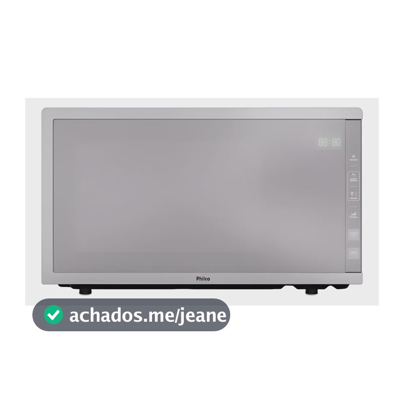 Micro-ondas Philco 33l Acabamento Inox Espelhado Pmo38t 110v