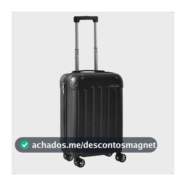 Mala De Viagem Bordo Mão Pequena 10kg Abs Cadeado 360