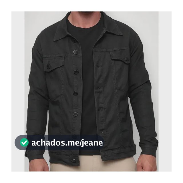 Jaqueta Masculina Sarja Jeans Slim Cores Clássicas Premium