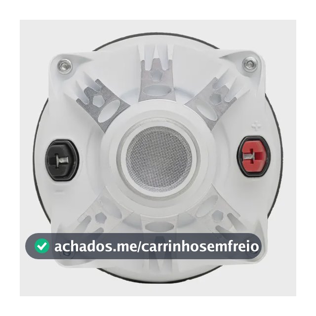 Corneta Qvs 355x Trio 100rms = D250x Jbl Selenium Branco