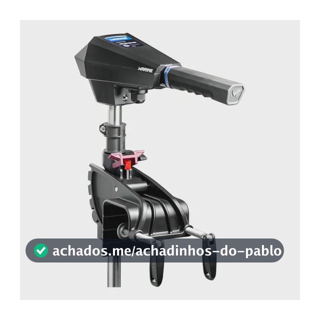Motor Elétrico Marine Phantom 44lb Phfw44m Medidor Água Doce