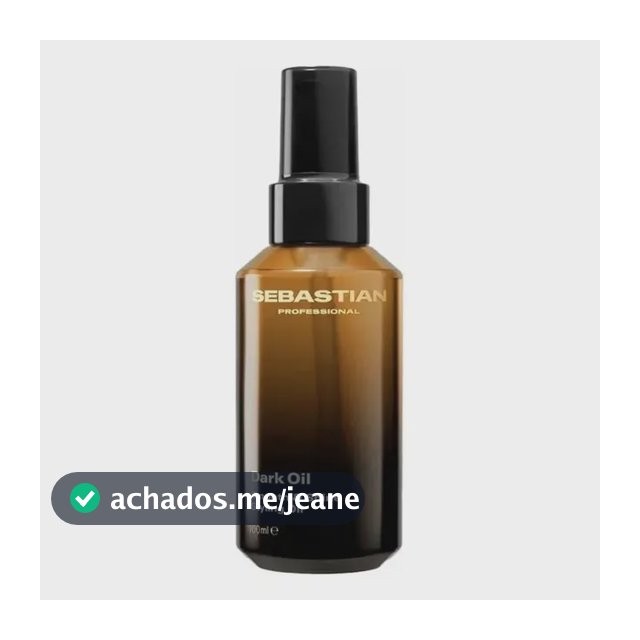 Sebastian Professional Dark Oil - Óleo Capilar 100ml Sebastian Dark Oil Óleo finalizador Brilho, Maciez