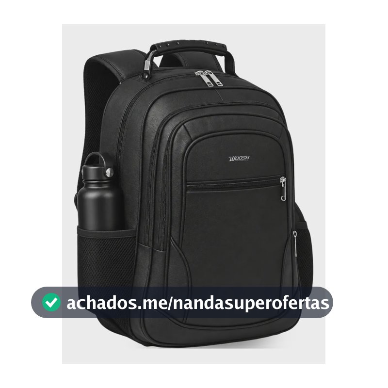 Mochila Masculina Grande Notebook Impermeável Reforçada Woosh