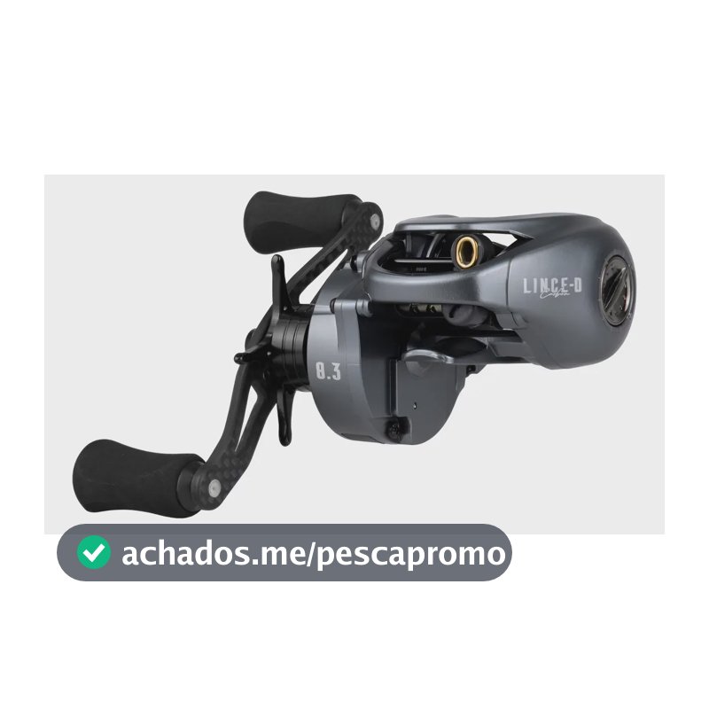 Carretilha Kawana Lince com 11 Rolamentos, Drag de 7kg e Manivela Direita