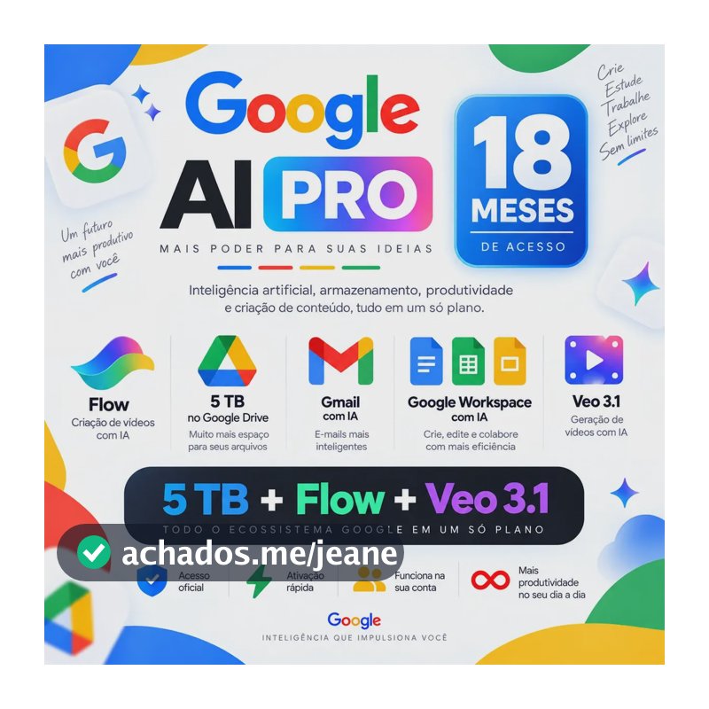 Google Gemini Ai Pro 18 Meses | Via Link De Ativação