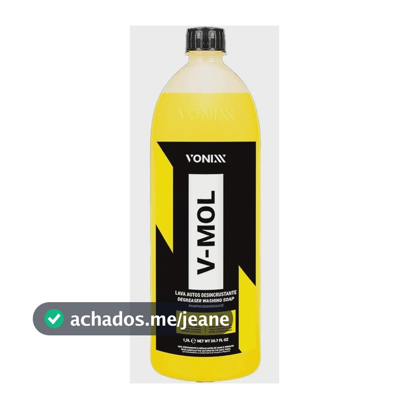 Shampoo Automotivo Limpeza Pesada Barro V-mol Vonixx 1,5l