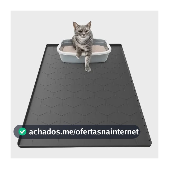 8862cm Borda Alta Fácil Limpar Tapete Silicone Gatos/pet