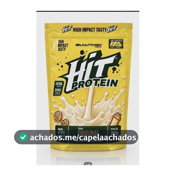 Whey Hit Protein Adaptogen 900g Sabor Original