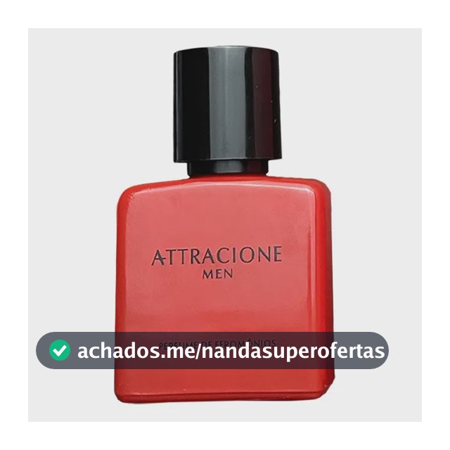 Attracione Men perfume Masculino Com Feromônios Ativados 25 mL