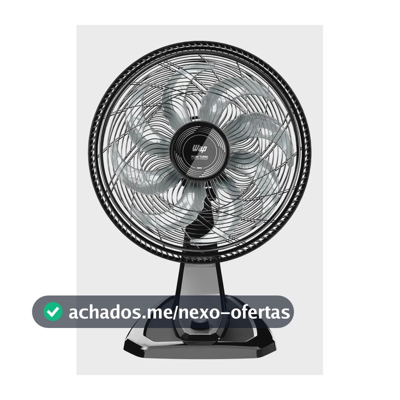 Ventilador Parede Mesa 8 Pás 180W WAP FLOW TURBO WV01PR