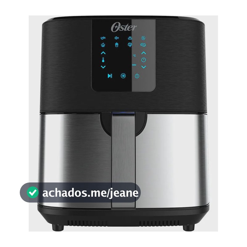 Fritadeira Elétrica Oster Ofrt650 de 4,8L, 1500W, Inox e Painel Touch