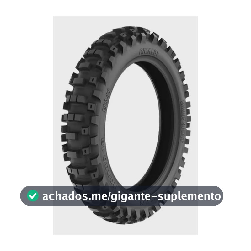 Pneu Moto Rinaldi Aro 18 Ms 49 110/100-18 64r Tt - Traseiro