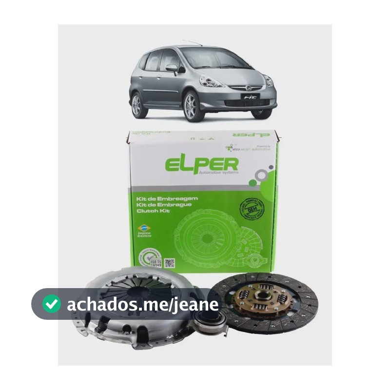 Kit Embreagem Para Honda Fit 1.5 2004 A 2008 Novo